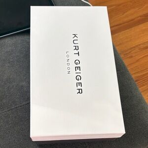 Kurt Geiger White Box with Black Logo